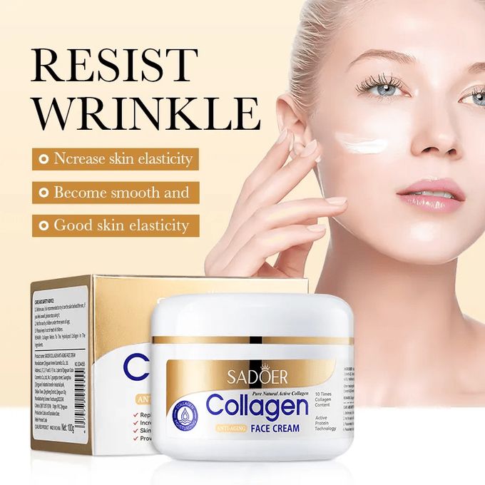 SADOER Collagen Anti Aging , Anti Wrinkles And Fine Lines Face Cream