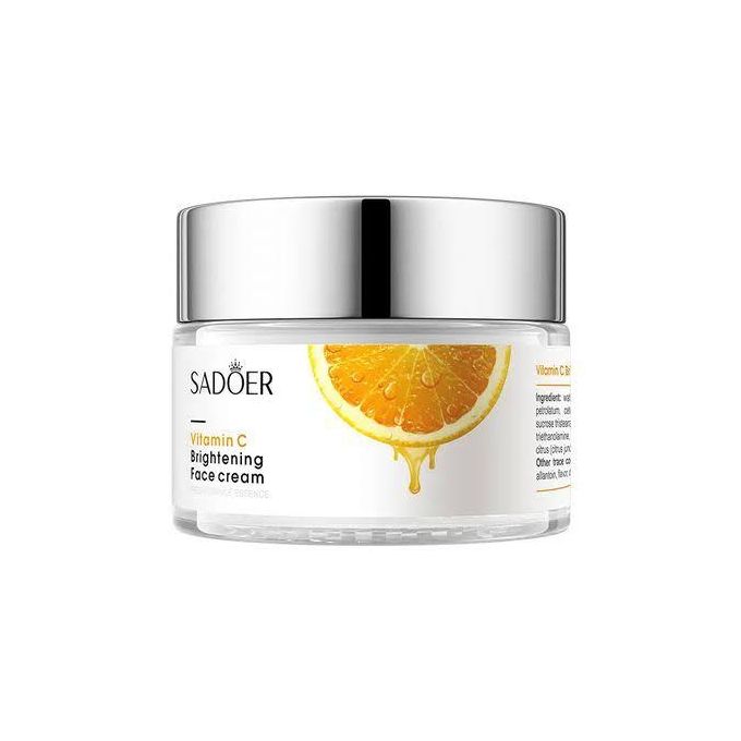 SADOER 7 in 1 Vitamin C Skin Care Set, Skincare Routine Set, Facial Skin Care Products, Skincare Gift Set with Serum, Soap, Cleanser,Cream,lip balmand 2 Mask, Anti-Aging Skin Care Kit for Firming & Hy