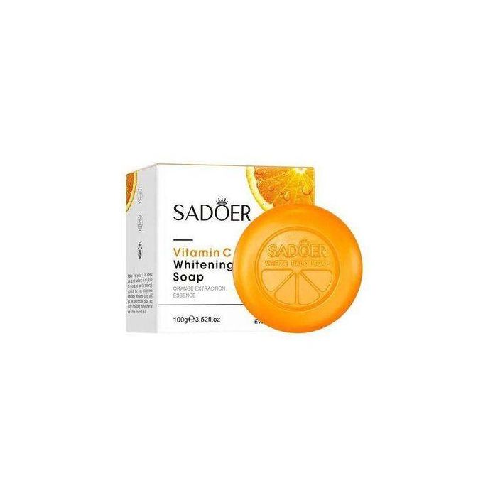 SADOER 7 in 1 Vitamin C Skin Care Set, Skincare Routine Set, Facial Skin Care Products, Skincare Gift Set with Serum, Soap, Cleanser,Cream,lip balmand 2 Mask, Anti-Aging Skin Care Kit for Firming & Hy