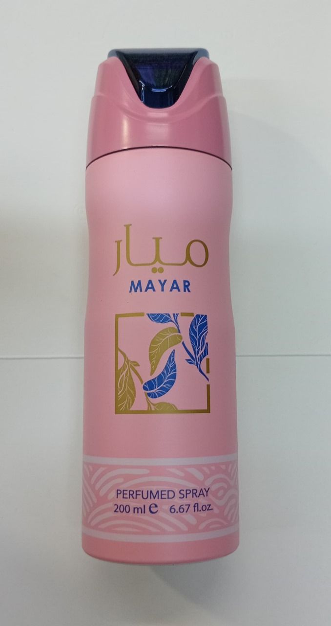 Mayar Perfumed Deodorant for Women - 200ml by Lattafa. Long Lasting Floral Fruity Women'sSpray. Women's Fragrance Body Spray Gift