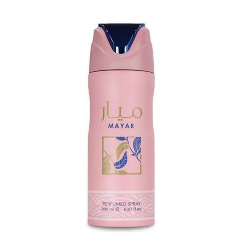 Mayar Perfumed Deodorant for Women - 200ml by Lattafa. Long Lasting Floral Fruity Women'sSpray. Women's Fragrance Body Spray Gift