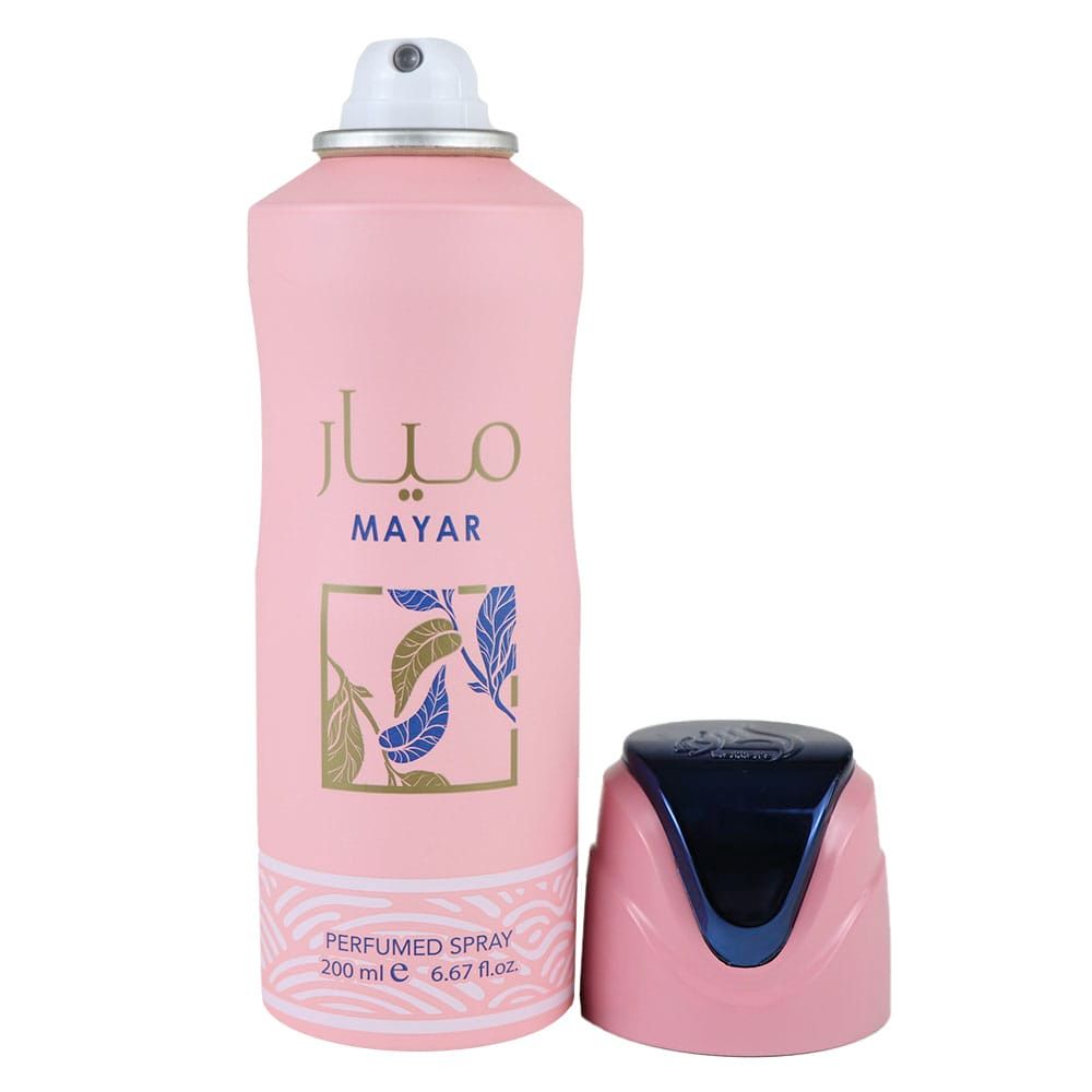 Mayar Perfumed Deodorant for Women - 200ml by Lattafa. Long Lasting Floral Fruity Women'sSpray. Women's Fragrance Body Spray Gift