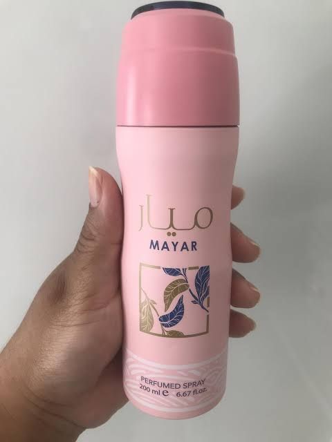 Mayar Perfumed Deodorant for Women - 200ml by Lattafa. Long Lasting Floral Fruity Women'sSpray. Women's Fragrance Body Spray Gift