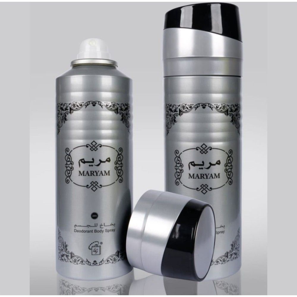 Maryan Deodorant Body Spray - 200ml - For Men and Women Long - Lasting Formula Fragrant Unisex Perfumed Deodorant Spray