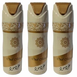 Lattafa Oud Mood Deodorant 200Ml Perfumed Body Spray Original Suitable For Men and Women Unisex Oud Mood Body Spray By Lattafa