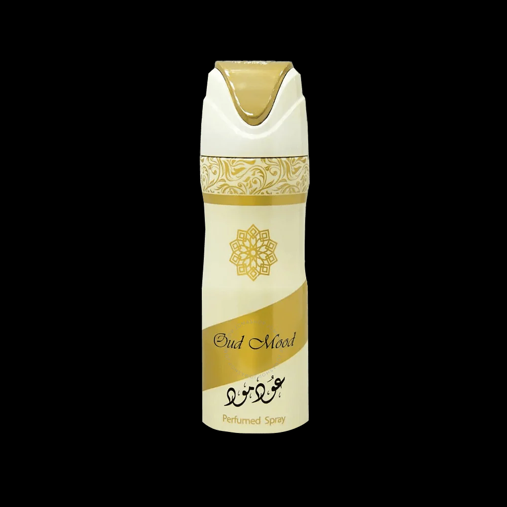Lattafa Oud Mood Deodorant 200Ml Perfumed Body Spray Original Suitable For Men and Women Unisex Oud Mood Body Spray By Lattafa