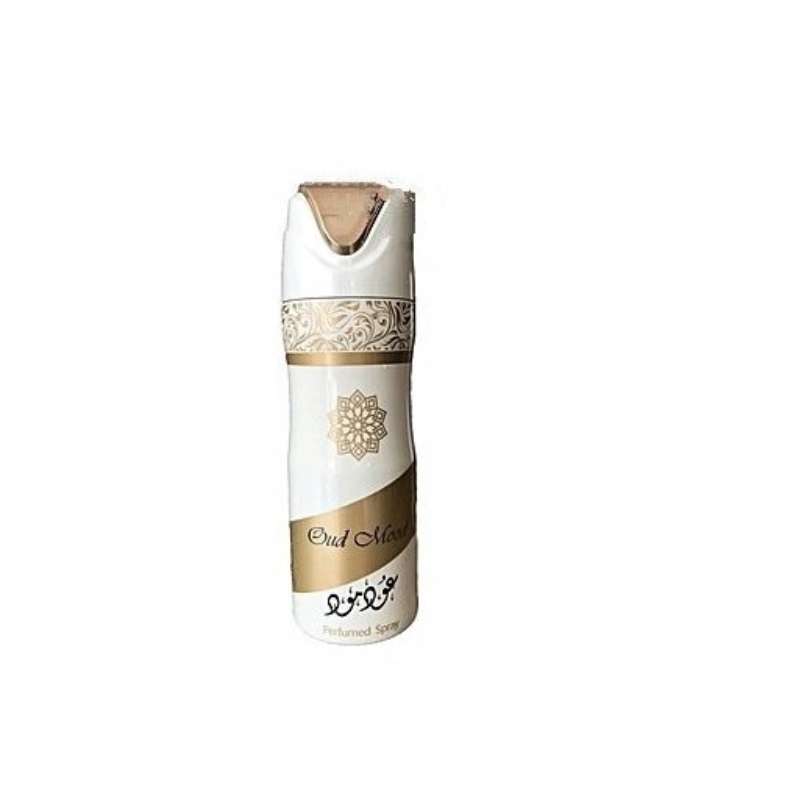 Lattafa Oud Mood Deodorant 200Ml Perfumed Body Spray Original Suitable For Men and Women Unisex Oud Mood Body Spray By Lattafa