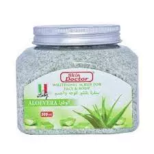Skin Doctor Aloevera Face & Body Whitening Scrub - 500ml - Natural Care Skin Doctor Whitening Scrub For Face &Body - Aloevera