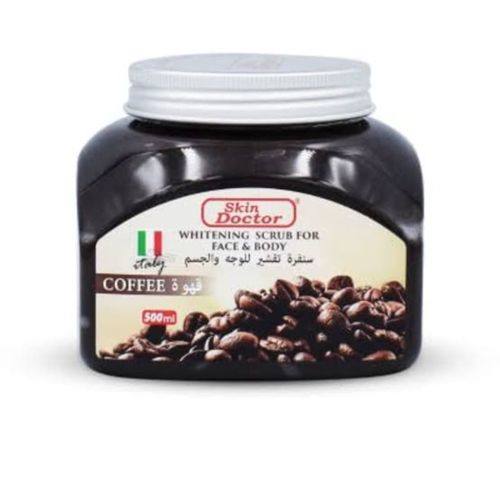 Skin Doctor Coffee Face & Body Whitening Scrub - 500ml - Natural Care Skin Doctor Whitening Scrub For Face &Body - Coffee