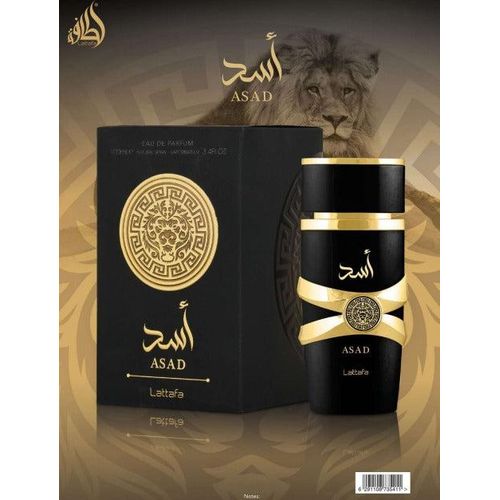 Lattafa Asad Perfume EDP Unisex Spray 100ml Asad by Lattafa Fragrance Eau de Parfum Suitable for Women and Men