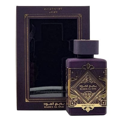 Lattafa Badee Al Oud Amethyst Eau de Parfum 100ml Suitable for Women and Men Badee Al Oud Amethyst Original Fragrance | EDP | Unisex Perfumes