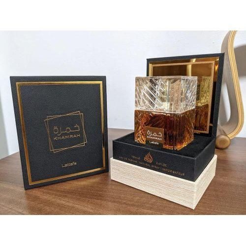 Lattafa Khamrah Perfume | Eau De Parfum 100ml | Unisex Fragrance Khamrah by Lattafa Perfumes Luxurious Long Lasting Arabian Scent