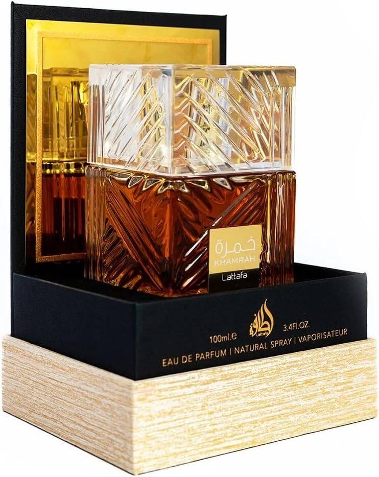 Lattafa Khamrah Perfume | Eau De Parfum 100ml | Unisex Fragrance Khamrah by Lattafa Perfumes Luxurious Long Lasting Arabian Scent