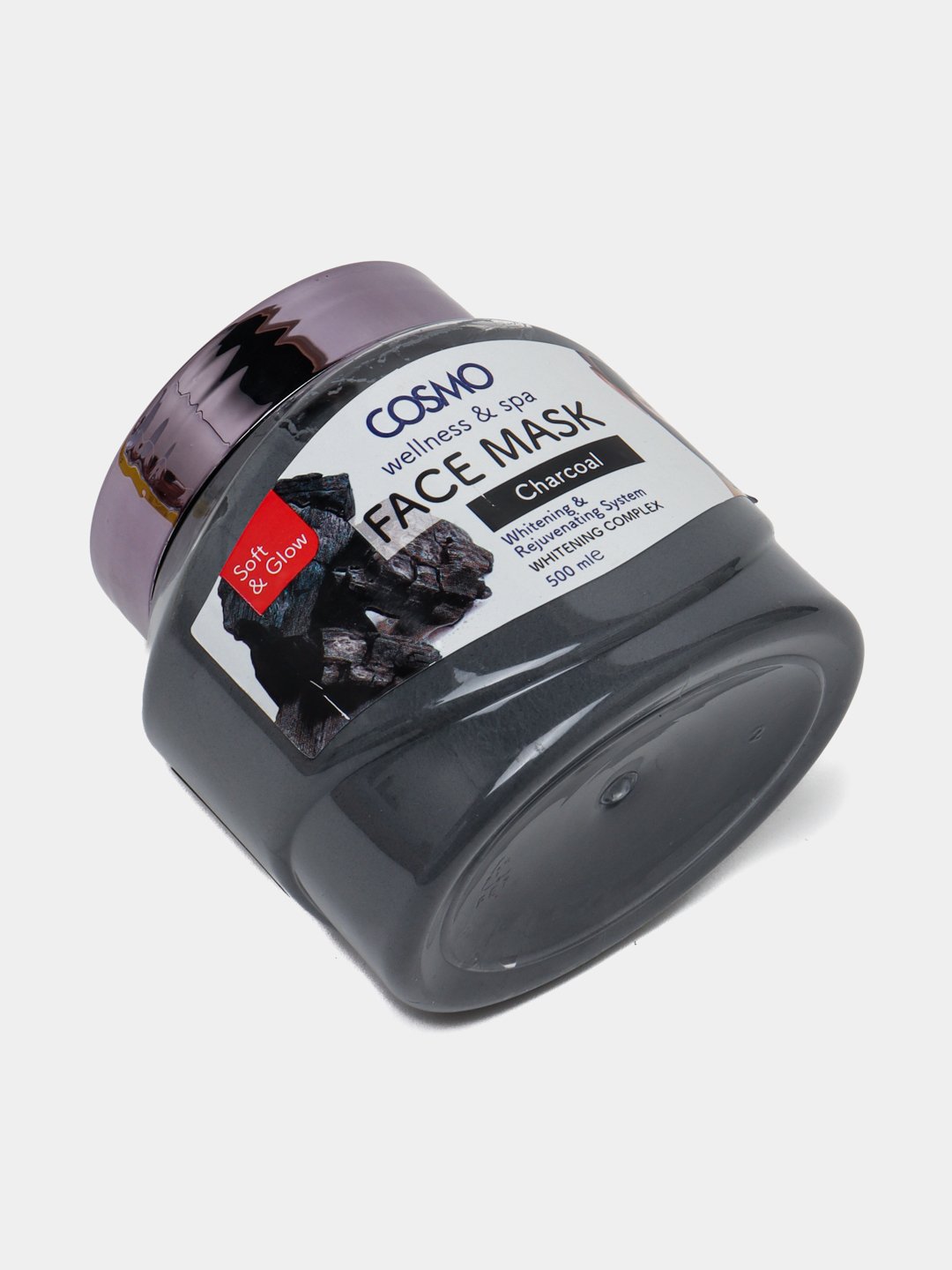 Cosmo Whitening & Rejuvenating Charcoal Face Mask 500ml | Remove Dust, Dirt, and Pollution | For Men & Women Cosmo Charcoal Face Mask
