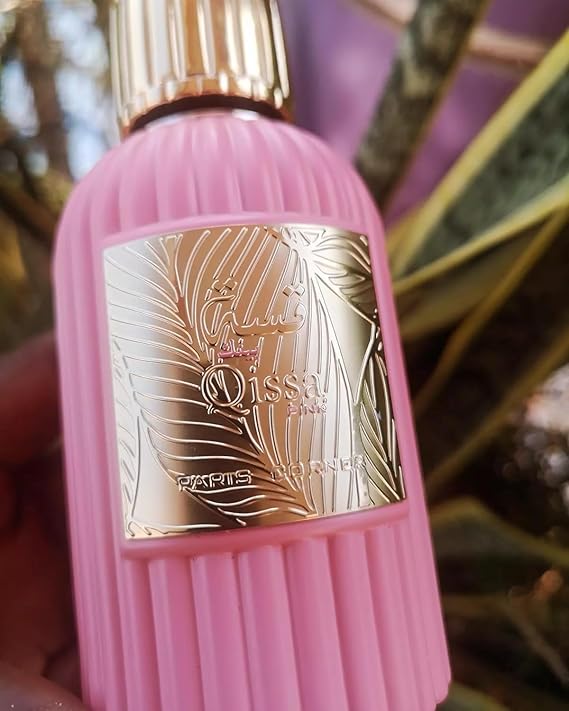 Paris Corner Qissa Pink Perfume EDP 100ml 3.4 Fl Oz Eau de Perfum For Womens Fruity Fragrance - The Parisian Elegance - Paris Corner Qissa Pink Perfume