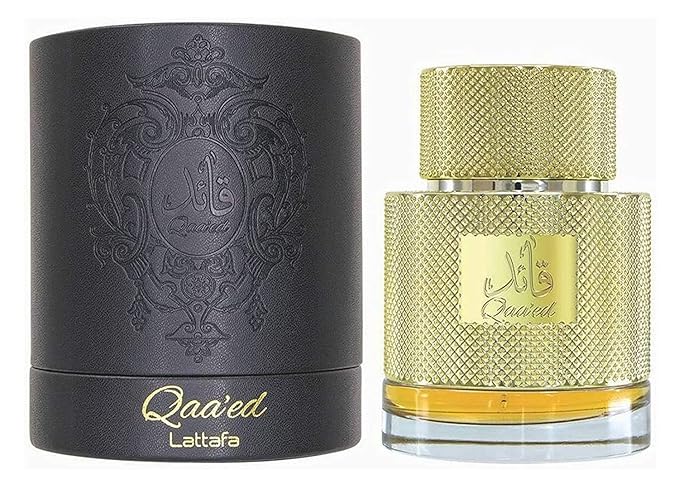 Lattafa Qaa`Ed Eau De Parfum 100ml Spray Qaa'ed Unisex Fragrance Rich, Warm, and Spicy Scent Profile Appeals to both Men and Women Qaaed Perfume by Lattafa