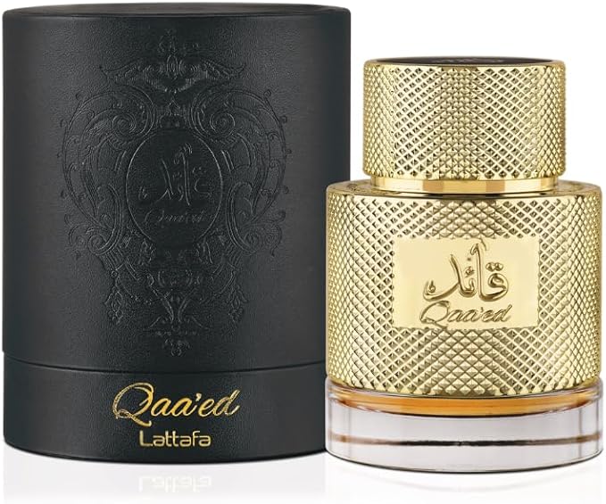 Lattafa Qaa`Ed Eau De Parfum 100ml Spray Qaa'ed Unisex Fragrance Rich, Warm, and Spicy Scent Profile Appeals to both Men and Women Qaaed Perfume by Lattafa