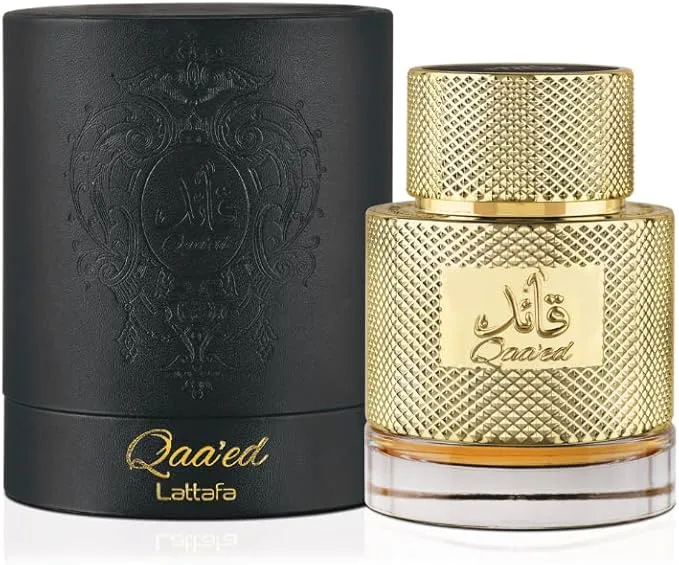 Lattafa Qaa`Ed Eau De Parfum 100ml Spray Qaa'ed Unisex Fragrance Rich, Warm, and Spicy Scent Profile Appeals to both Men and Women Qaaed Perfume by Lattafa