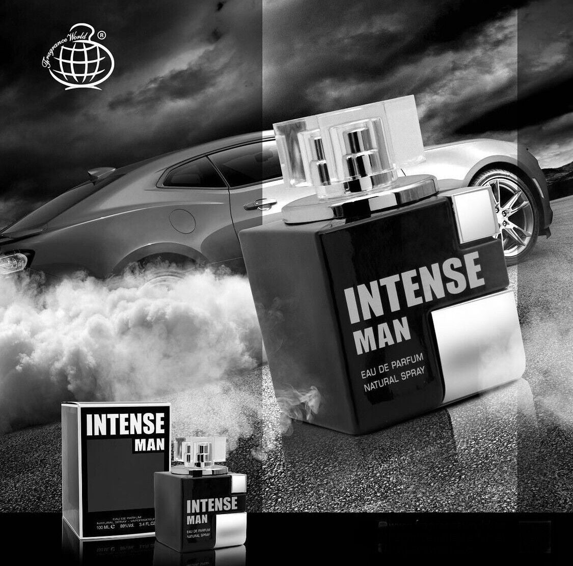 Intense Man Eau De Parfum 100ml by Fragrance World Intense Man Perfume  Masculine Fragrance With its Bold, Woody, and Aromatic Scent Profile