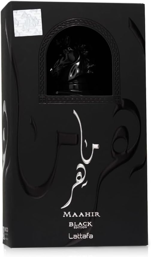 Lattafa Maahir Black Edition Eau De Parfum 100ml Maahir Black Perfume By Lattafa Unisex EDP Fragrance Suitable for Women and Men