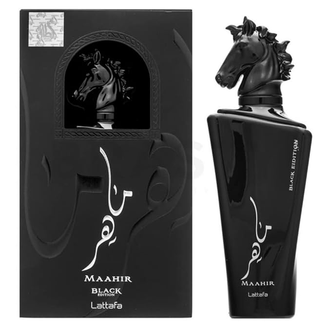 Lattafa Maahir Black Edition Eau De Parfum 100ml Maahir Black Perfume By Lattafa Unisex EDP Fragrance Suitable for Women and Men