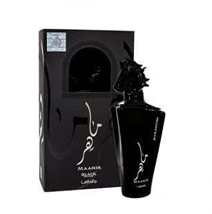 Lattafa Maahir Black Edition Eau De Parfum 100ml Maahir Black Perfume By Lattafa Unisex EDP Fragrance Suitable for Women and Men