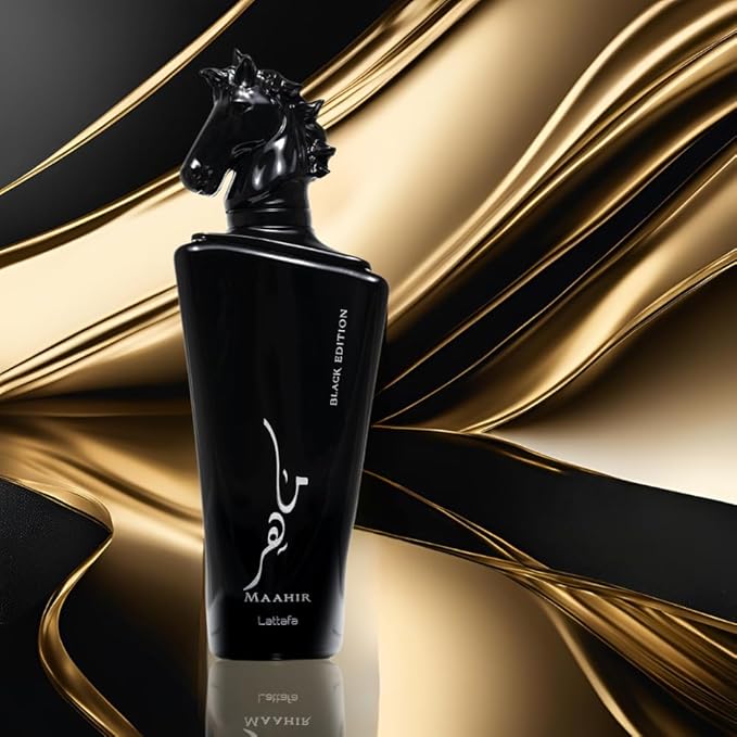 Lattafa Maahir Black Edition Eau De Parfum 100ml Maahir Black Perfume By Lattafa Unisex EDP Fragrance Suitable for Women and Men
