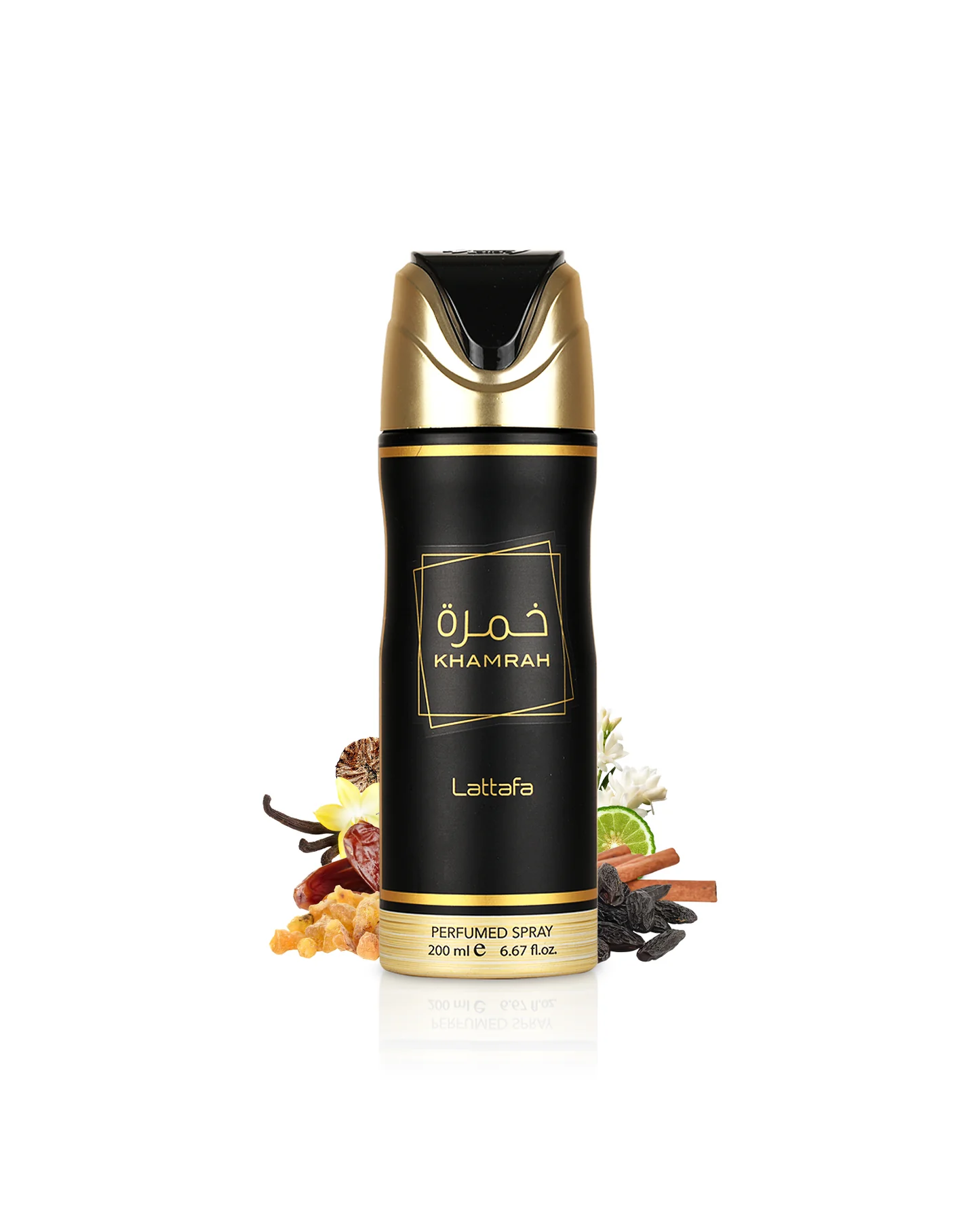 Khamrah Body Spray 200ml by Lattafa Khamrah Perfumed Body Spray Unisex Fragrance Suitable for Women and Men