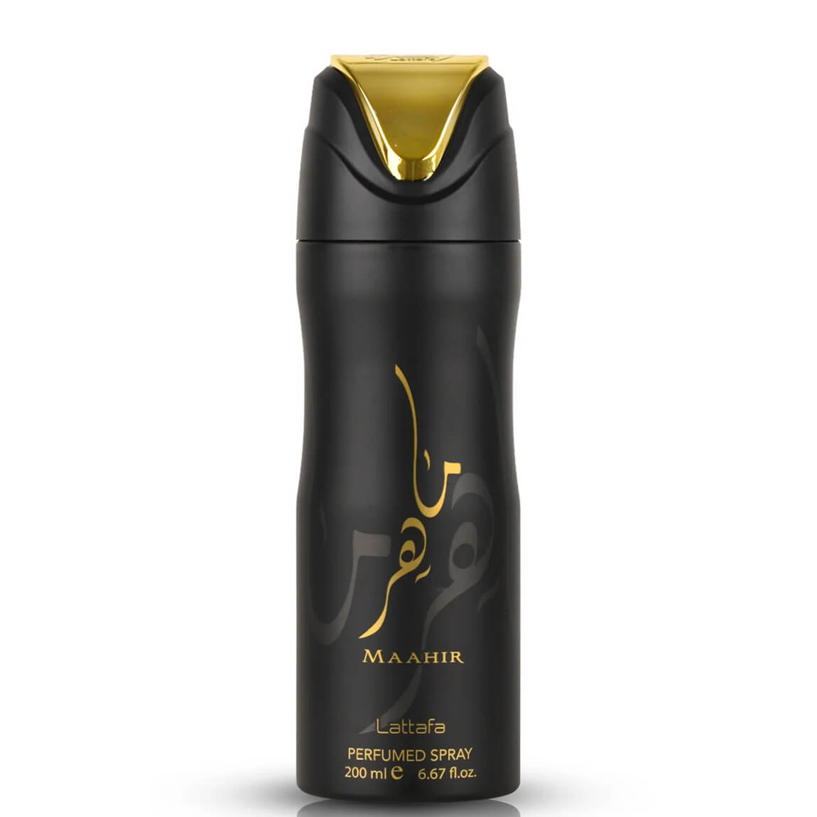 Lattafa Maahir Gold Perfumed Body Spray Deo 200ml Maahir Gold by Lattafa Unisex Fragrance Suitable for Men and Women