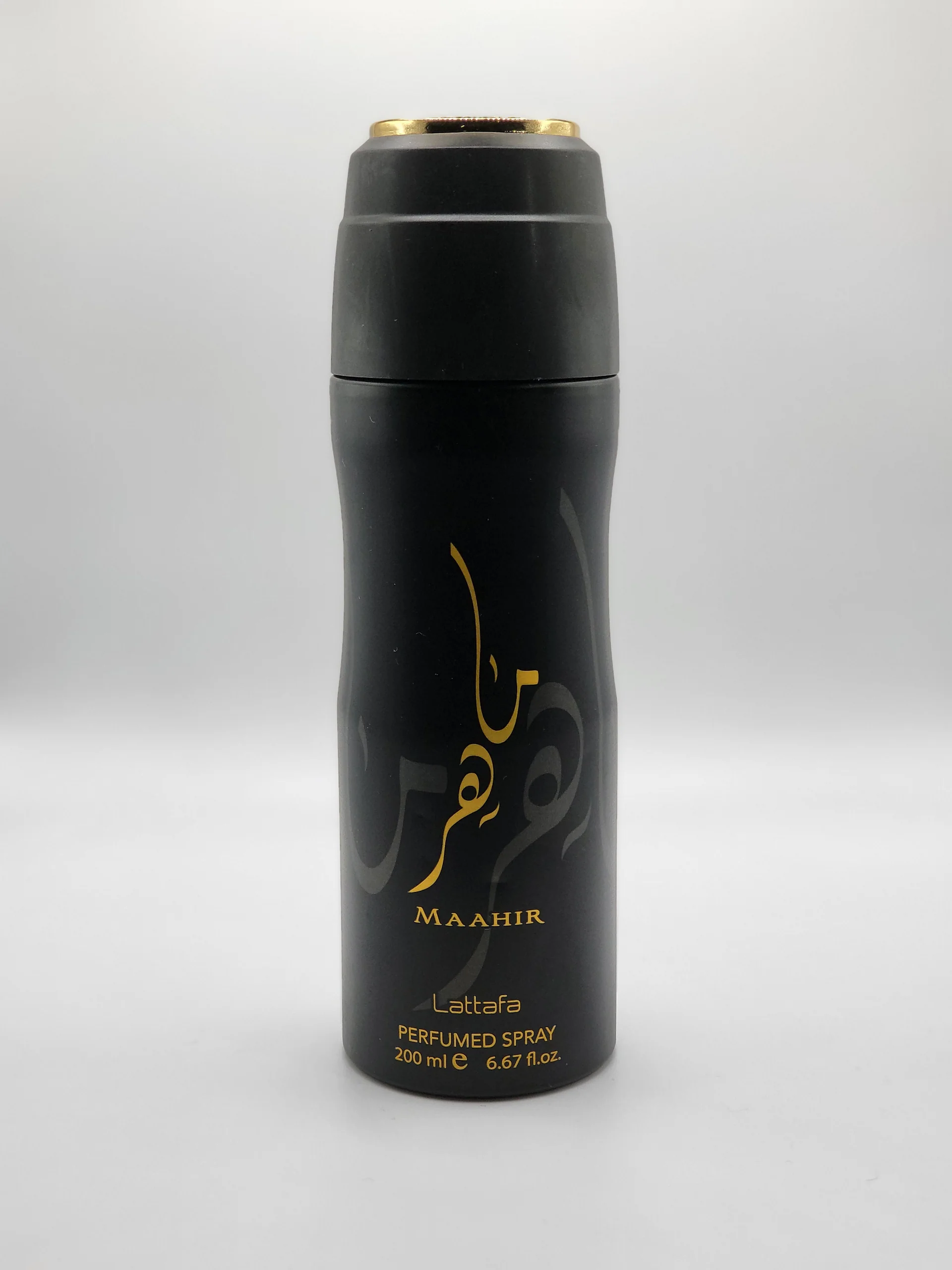 Lattafa Maahir Gold Perfumed Body Spray Deo 200ml Maahir Gold by Lattafa Unisex Fragrance Suitable for Men and Women