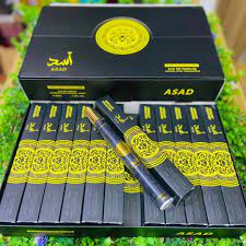 Asad Eau De Parfum 35ml/1.18Floz Mini Pocket Spray 1pc By Lattafa Asad Travel -Friendly Size Fragrance Spray Perfume