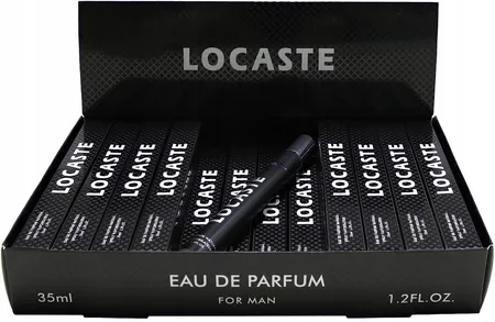 Locaste Black 35ml/1.2fl oz 1pc Eau De Parfum Mini Pocket Spray EDP Locaste Noir Travel-sized Perfume Fragrance
