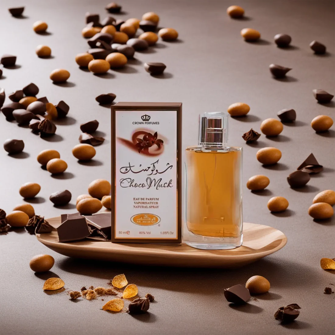 Choco Musk Perfume 50ml Eau de Parfum by Al-Rehab Choco Musk EDP Sweet, Gourmand Fragrance with a Prominent Chocolate Note