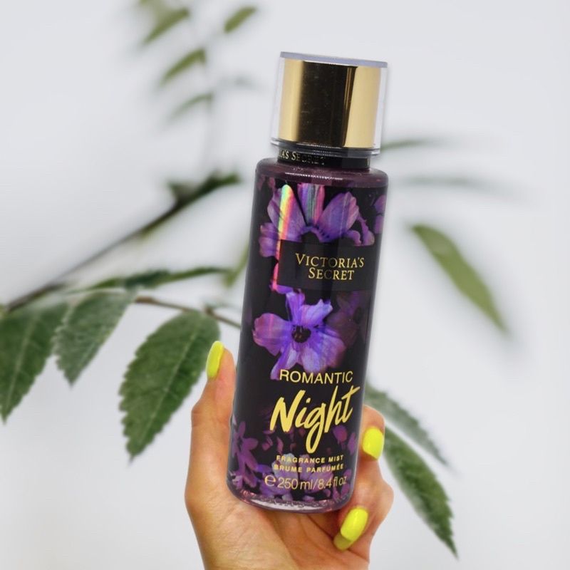Victoria's Secret Romantic Night Fragrance Mist 250ml From Victoria's Secret Romantic Night Perfumed Body Splash for Evening Wear and Romantic Occasions