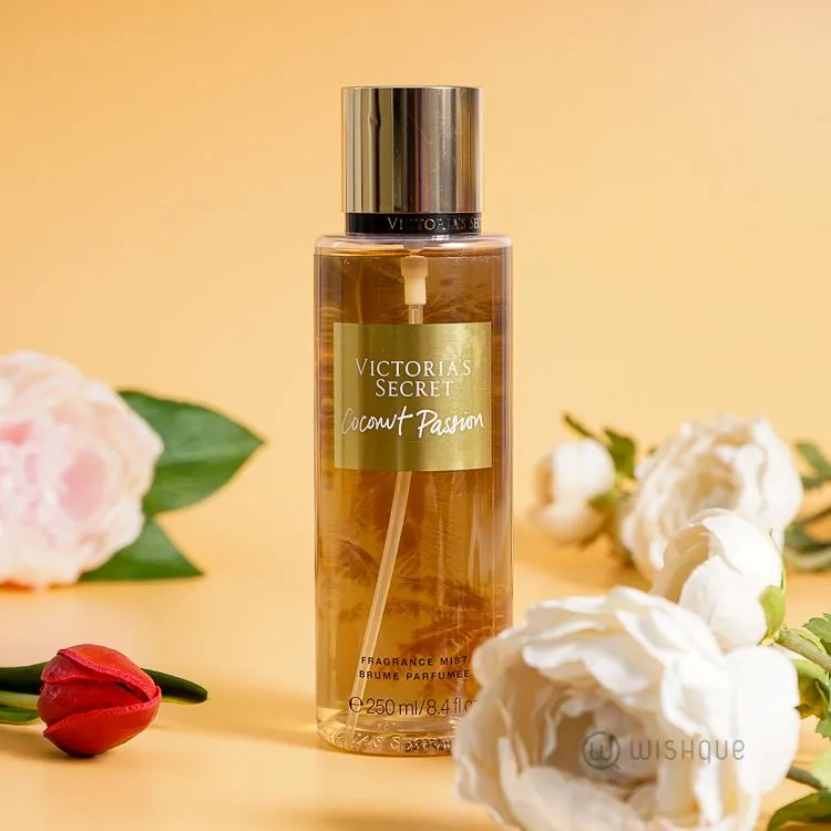 Victoria's Secret Coconut Passion Fragrance Mist 250ml Victoria's Secret Coconut Passion Perfumed Body Splash Sweet, Tropical, and Warm Scent