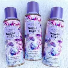 Victoria's Secret Sugar High Fragrance Mist 250ml Sweet, Fruity-gourmand Sugar High Perfumed Body Splash