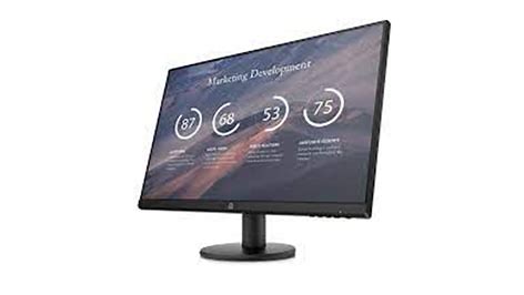 HP P27h 27-Inch G4 FHD (1920 x 1080) IPS Display Monitor 5ms 75hz Refresh Rate with DP HDMI VGA Inbuilt Speaker Low Blue Light Mode Vesa Mount Height Adjustable Mercury-Free Display