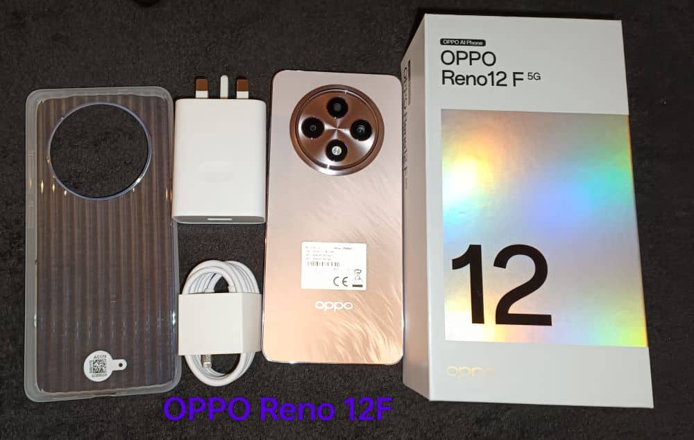 NEW RENO 12F 5G 12GB RAM 256GB STORAGE 2 YEARS WARRANTY