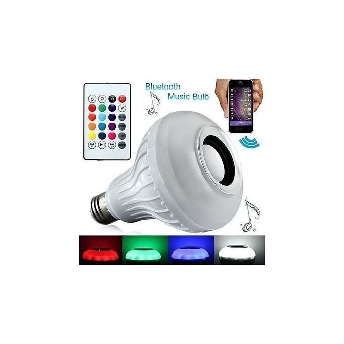 Double Base Wireless Bluetooth Speaker Bulb APP Control LED Lamp Smart Light Music Player Audio Remote Control Subwoofer Speaker Systems