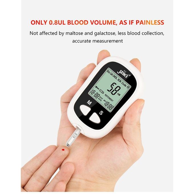 Jziki smart blood glucose meter With * 50pcs test strips * 50pcs lancets * Lancet pen