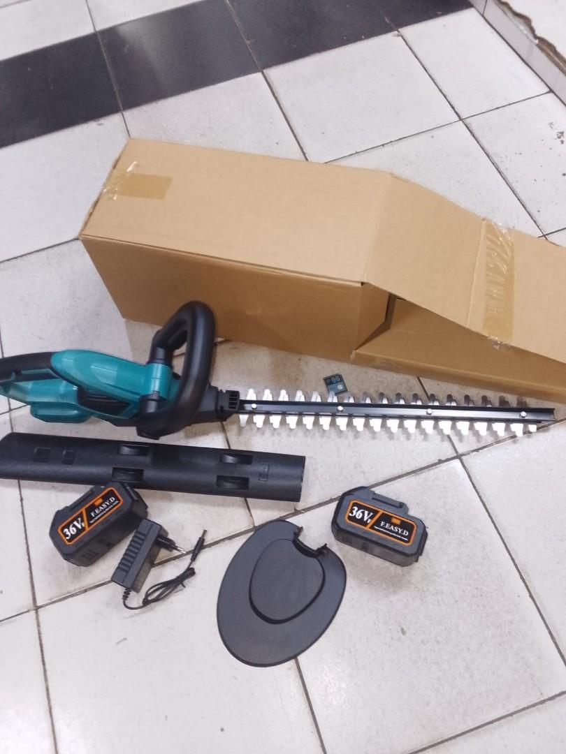 430mm Cordless hedge trimmer machine 
4.0ah batteries