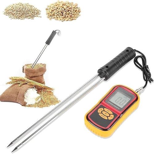 Benetech Quality Smart Grain Moisture Meter, Digital Grain Moisture Tester with Back-light Display, Moisture Measuring Range 5%~30%, High Precision, Celsius and Fahrenheit Switched, for Grain Purchase