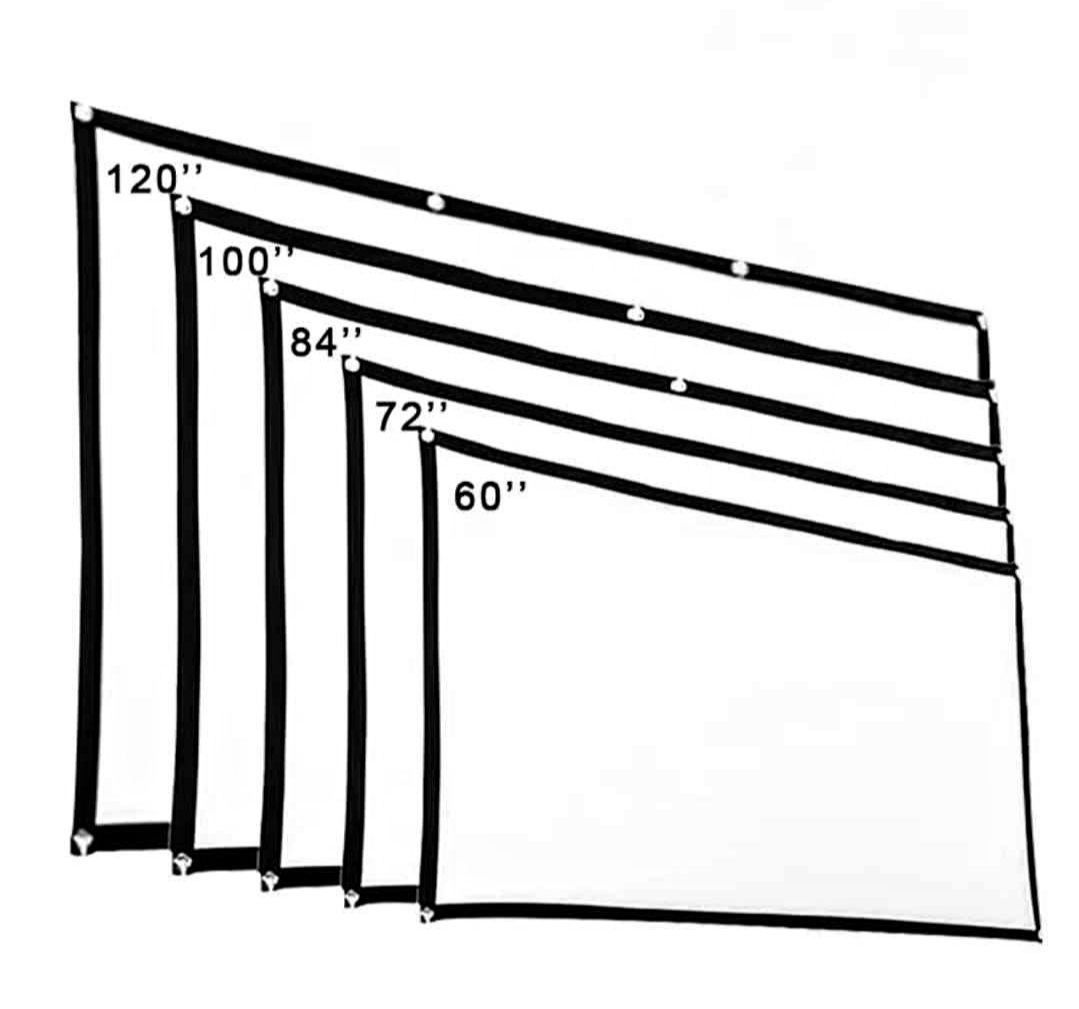 Portable Foldable 100inch Projector Screen