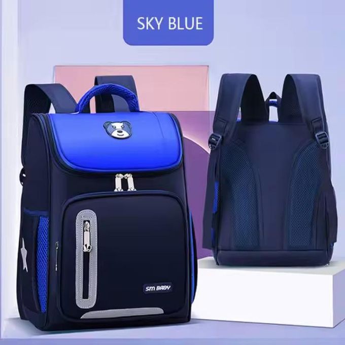 PREMIUM SM Baby School Bag Children's School Bag First Space Backpack for Primary School Boys and Girls Waterproof Back to School Bags Multicolor- Medium size (Grade 1- Grade 3)6-12years