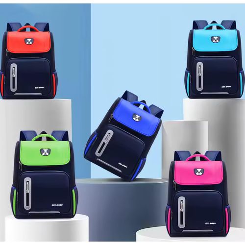 PREMIUM SM Baby School Bag Children's School Bag First Space Backpack for Primary School Boys and Girls Waterproof Back to School Bags Multicolor- Medium size (Grade 1- Grade 3)6-12years