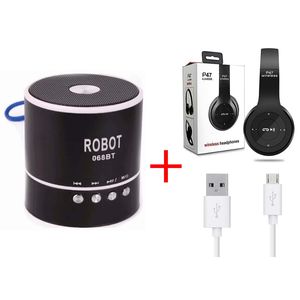 Robot Mini Bluetooth Wireless Speakers FM,MemoryCard,USB