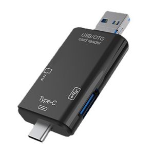 6 in 1 OTG Type C Card Reader USB 2.0 TF Micro SD Smart Memory Flash Drive Adapter Micro Phone Accessories Multifunction Card Reader