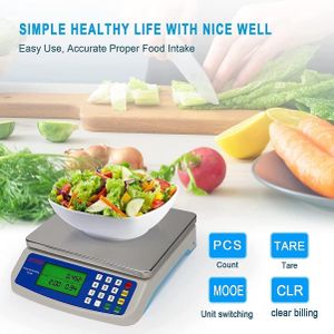 DT-580 mini Electronic price computing weighing scale measuring upto 30kgs/0.01g Included a charger and two triple A batteries
