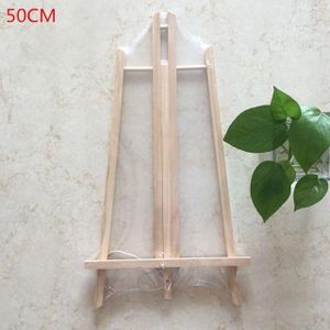 60cm Mini Painting Sketch Easel Kids Drawing Stationery Tabletop Stand Artist Wooden Art Easel Advertisement Name Shelf