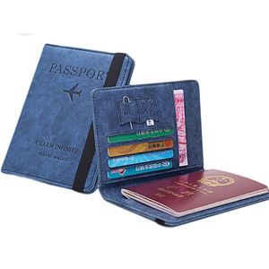 RFID Passport Bag Multi-function Document Package Portable Travel Ultra-thin Passport Holder